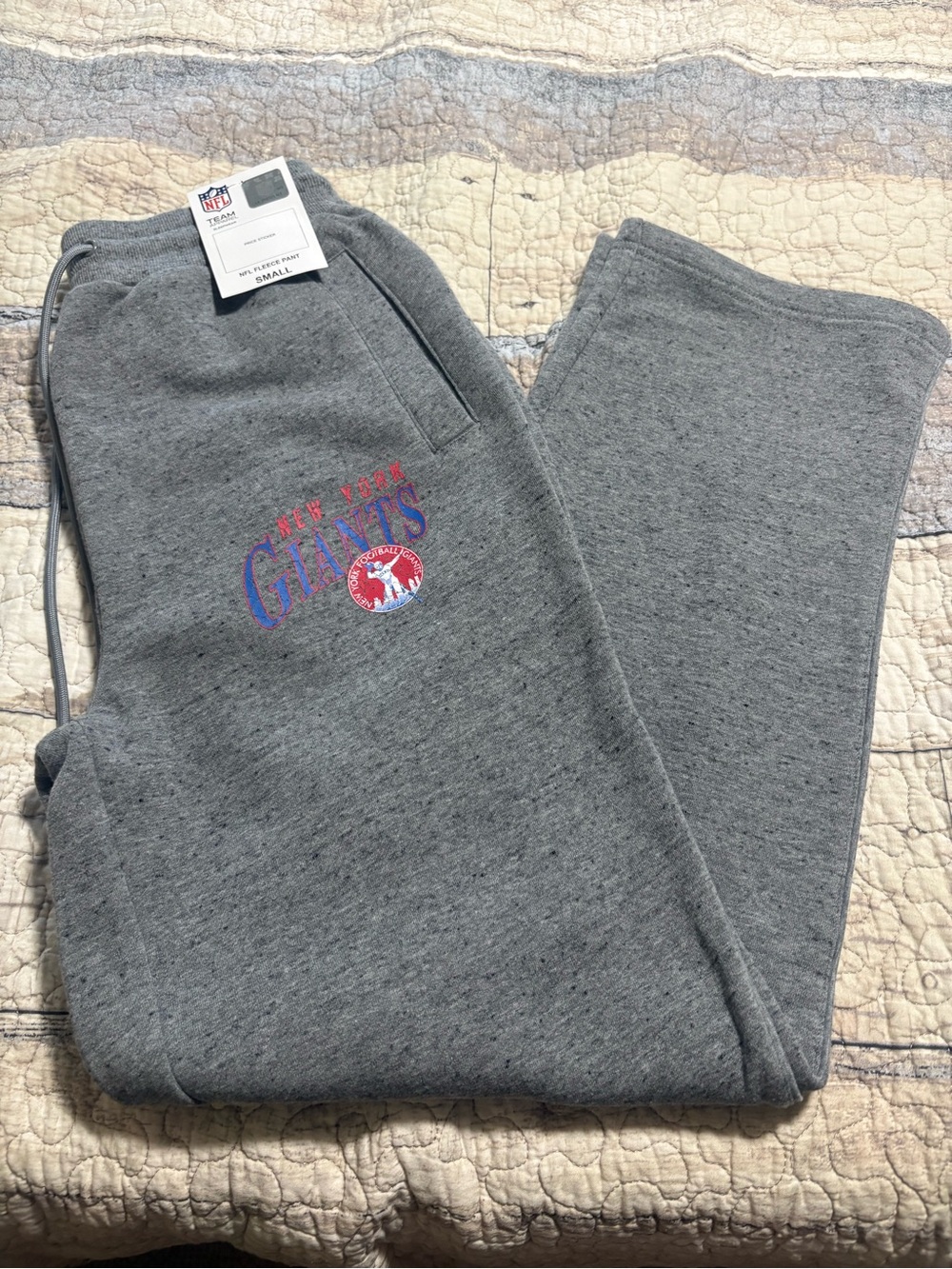 New York Giants Gray Logo Sweatpants Women’s Small NWT